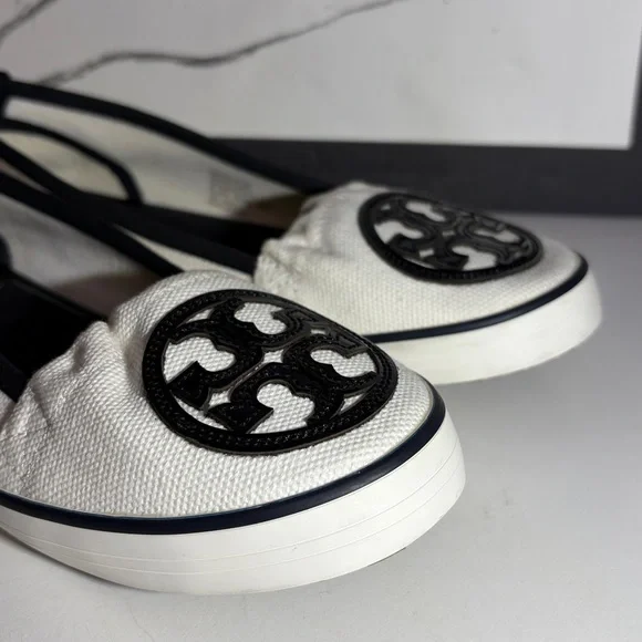 Tory Burch Black and White Sneakers - Picture 6 of 13